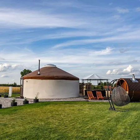 Jurtowe Wzgorze Glamping Luxury tent Grabinek